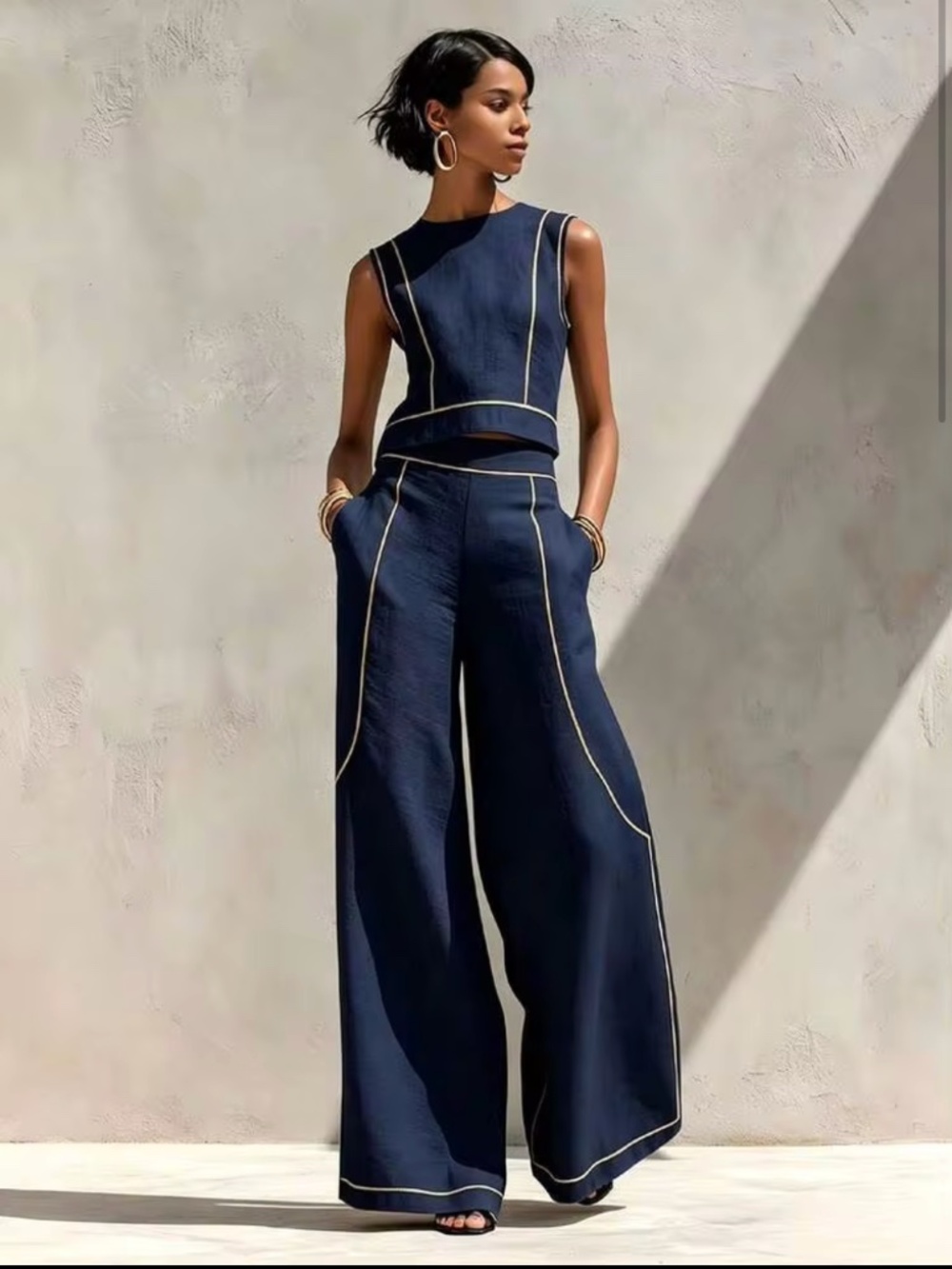 Relaxed Navy Set